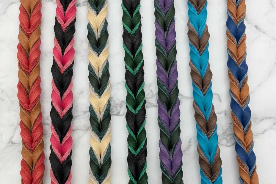 suggested color combinations of soft leather